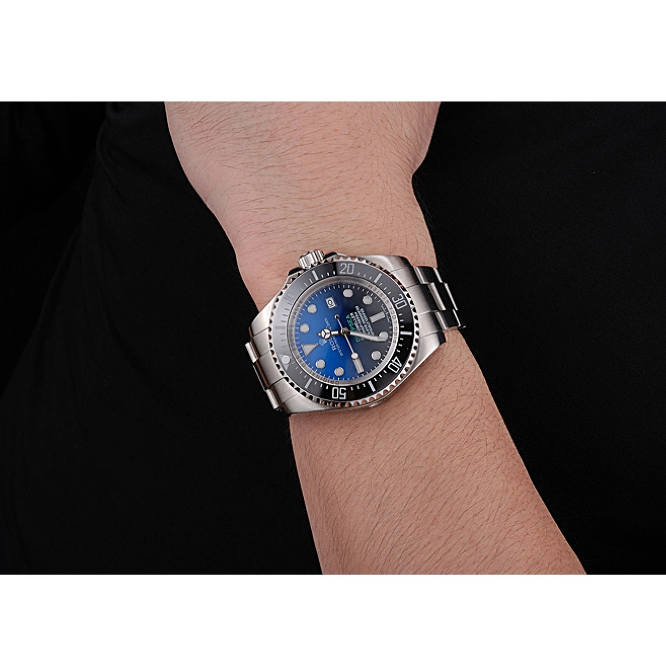 MiroTime 0809 Swiss Deepsea Dweller James Cameron Black Dial Stainless Steel Case And Bracelet 622847
